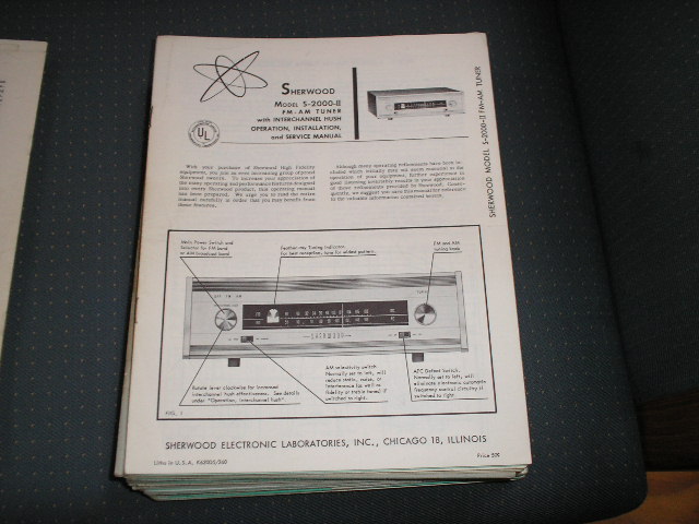S-2000 II  TUNER
Operation,Installation and Service Manual


